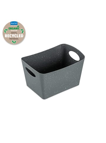 koziol BOXXX S - Aufbewahrungsbox 1l in recycled ash grey