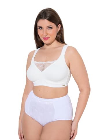 Ulla Popken Bustier in schneeweiß