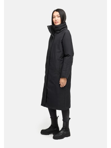 Navahoo Wintermantel Traumblüte 14 in Black