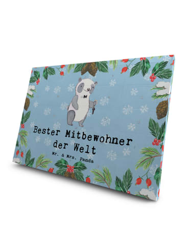 Mr. & Mrs. Panda Tee Adventskalender Panda Bester Mitbewohner de... in Eisblau