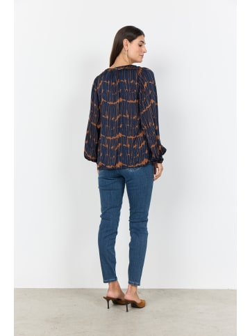 soyaconcept Bluse SC-Arlette in marine camel