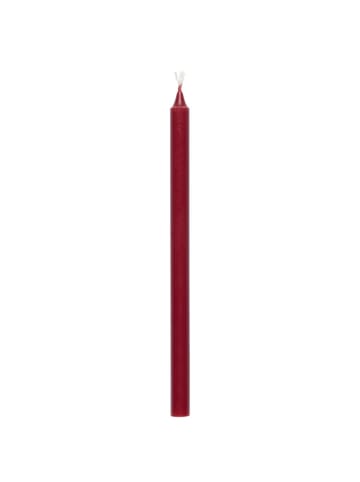 IB Laursen Celia Dünne hohe Kerze aus 20 cm aus Ø 1,3 cm in rot
