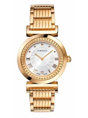 Versace Schweizer Uhr Vanity Goldfarben in gold