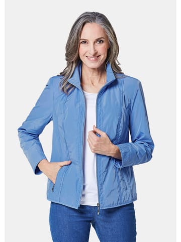 GOLDNER Jacke Sportive Übergangsjacke mit Stehkragen in jeansblau