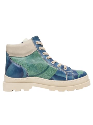 Dogo Adriana Boots - Born To Travel In The Ocean in Blau