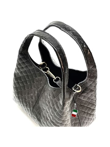 Florence Florence Schultertasche Leder schwarz ca. 23cm