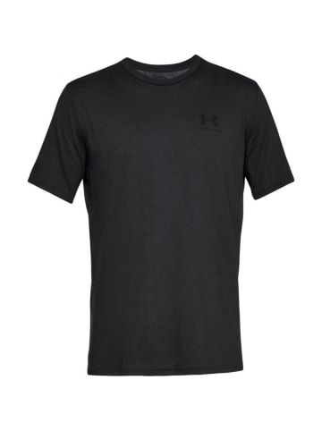 Under Armour T-Shirt SPORTSTYLE LEFT CHEST SS in Schwarz