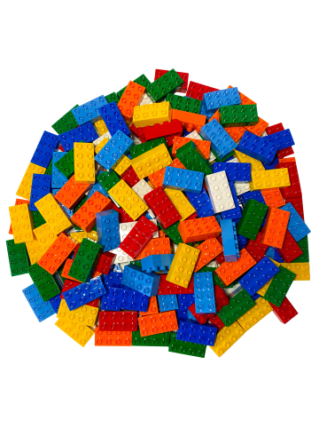 LEGO DUPLO® 2x4 Bausteine Bunt Gemischt 3011 - ab 18 Monaten in multicolored