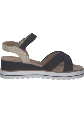 Tom Tailor Keilsandaletten in Navy