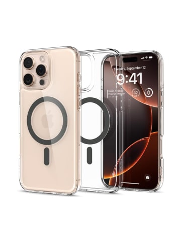 Spigen Spigen Ultra Hybrid MagHülle mit magnetisch iPhone 16 Pro Graphit in Grau