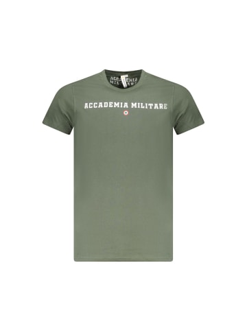 ACCADEMIA MILITARE Grünes Baumwoll-T-Shirt