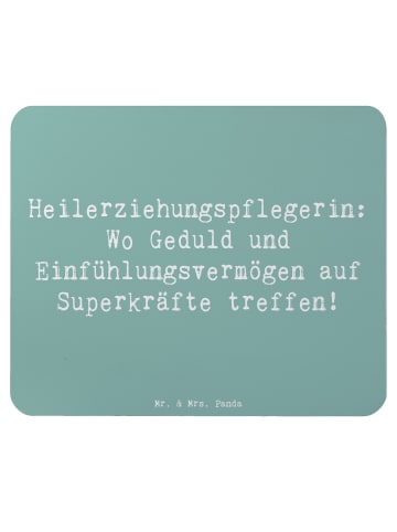 Mr. & Mrs. Panda Mousepad Spruch Heilerziehungspflegerin Superkr... in Meeresbrise