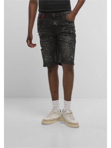 2Y Premium Denim Short in black