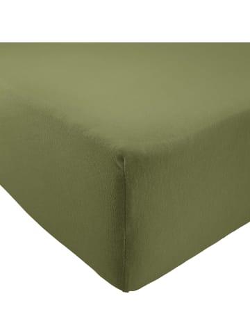 REDBEST Single-Jersey Spannbettlaken für Wohnwagen, Wohnmobil und Boot Pittsburgh in jade