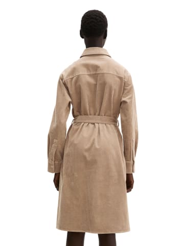 Marc O'Polo Cordkleid regular in Earthy Taupe