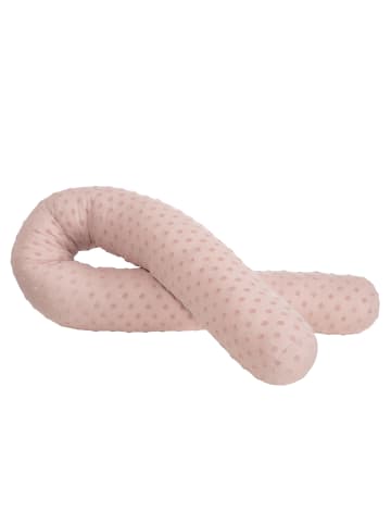 roba Bettschlange Babybett Nestchenschlange - 170 cm lang - alt rosa