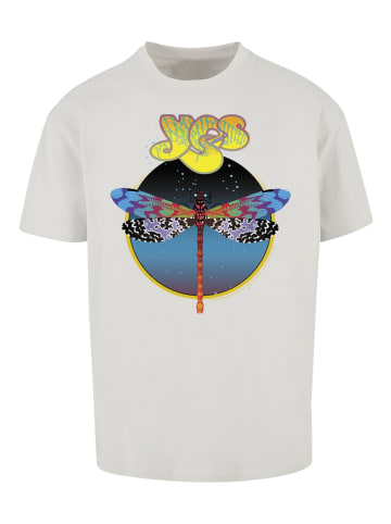 F4NT4STIC Heavy Oversize T-Shirt YES Dragonfly Tour V1 in lightasphalt