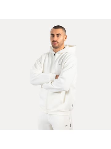 SMILODOX Zip Hoodie Cedrik in Creme