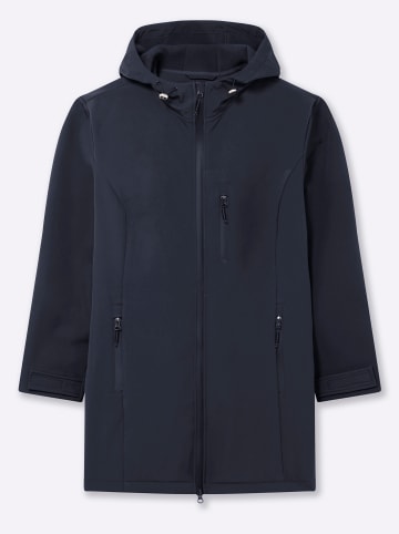 sheego Softshelljacke in tiefblau