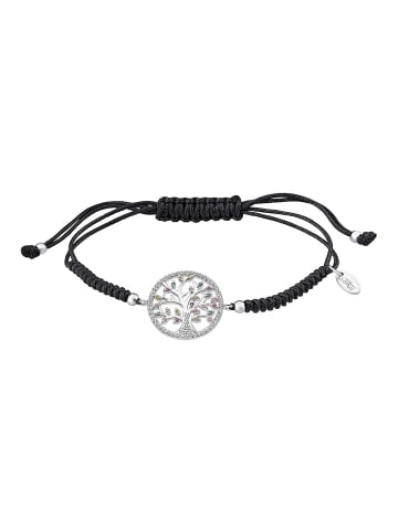 LOTUS silver Lebensbaum Armband 925 Sterling Silber ca. 16cm silber, mehrfarbig