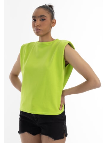myMo Damen Sweatshirt in Limette