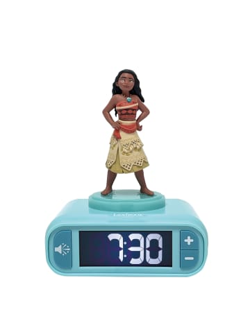 Lexibook Vaiana 3D-Nachtlicht-Wecker mit Soundeffekten