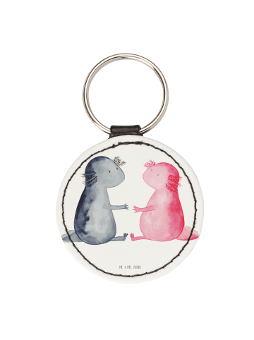 Mr. & Mrs. Panda Anhänger Axolotl Liebe ohne Spruch in Weiß