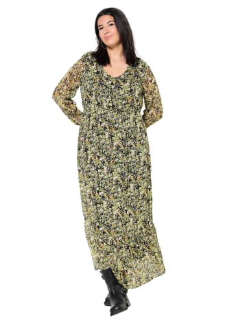 Studio Untold Kleid in palmen grün