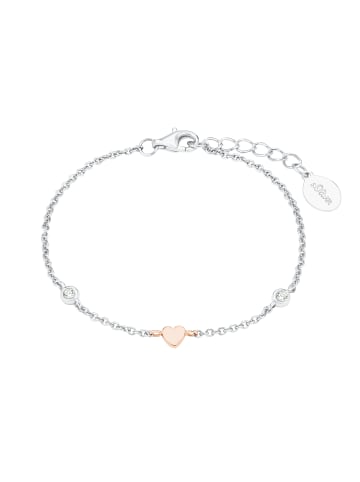 S. Oliver Jewel Armband Silber 925, teilvergoldet in Silber