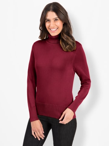 WITT WEIDEN Rollkragenpullover in kirsche