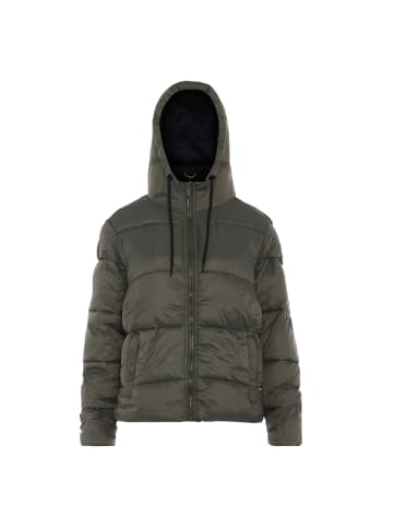 IDONY Wattierte Winterjacke in Armeegrün