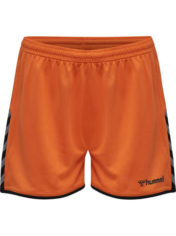 Hummel Hummel Poly Shorts Hmlauthentic Multisport Damen Leichte Design Schnelltrocknend in TANGERINE