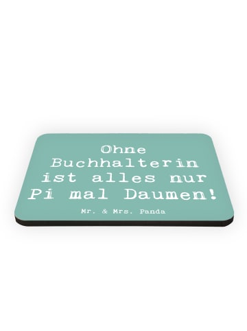 Mr. & Mrs. Panda Magnet Spruch Buchhalterin Liebe mit Spruch in Meeresbrise
