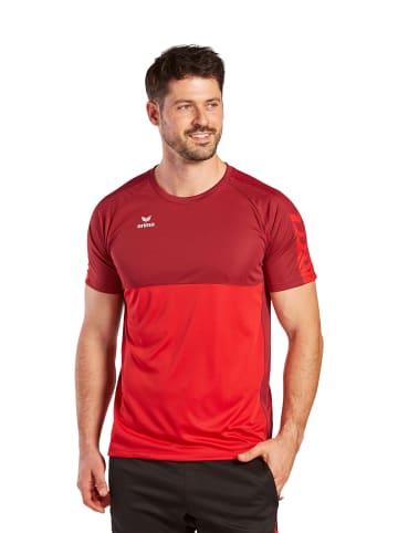 erima Herren Six Wings T-Shirt in rot/bordeaux