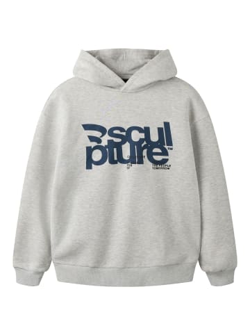 name it Hoodie in Light Grey Melange1