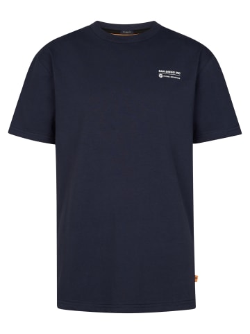Petrol Industries T-Shirt mit Rückenprint Charro in Blau