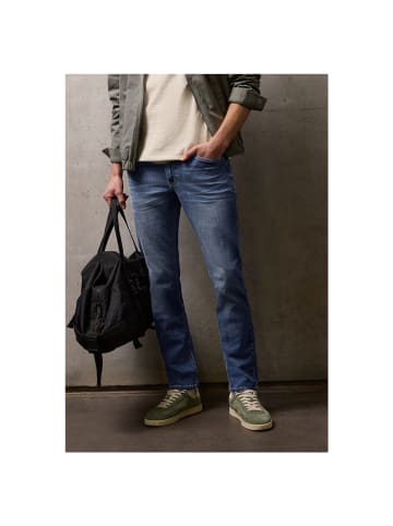 Street One Jeans in indigo blue random wash