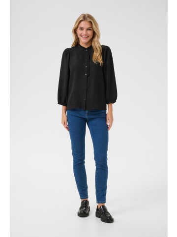 Kaffe Langarm-Bluse KAellen in Black Deep CC