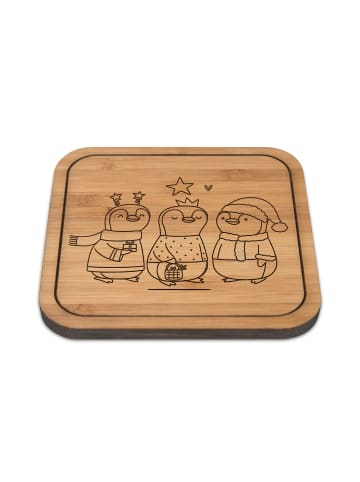 Mr. & Mrs. Panda gläseruntersetzer Winterzeit Heilige drei König... in Transparent