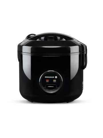 Reishunger Reishunger Reiskocher, mit Keramikinnentopf, 500W, 1,2l, Schwarz