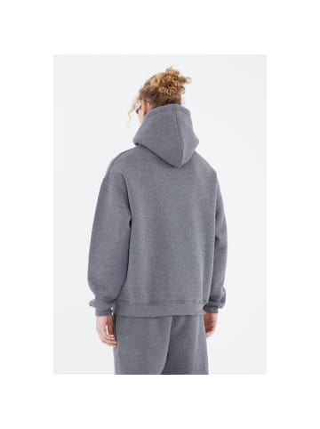 Megaman Oversize Fit Basic Hoodie in Anthrazit-Melange