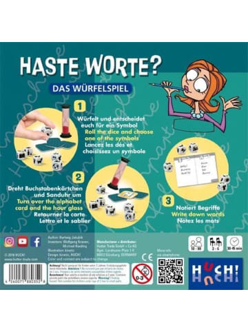 HUCH! & friends Haste Worte Würfelspiel