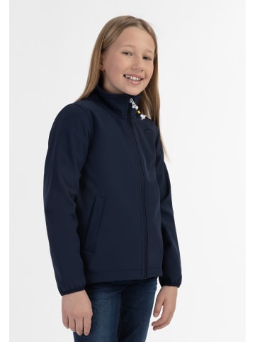 Schmuddelwedda Mädchen Softshelljacke - Recyceltes Material in Marine