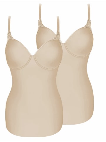 Viania 2er Pack Spacer BH Hemd Carola in nude nude