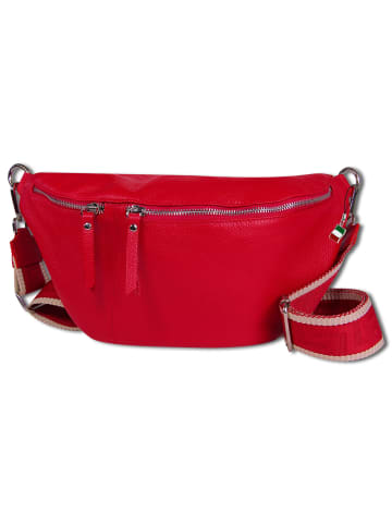 Florence Florence Gürteltasche Leder rot ca. 37cm breit