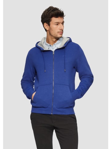 s.Oliver Sweatshirt Jacke in 5612_ozeanblau