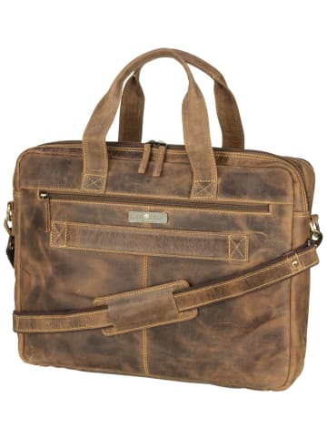 Greenburry Aktentasche Vintage in Teak-Brown