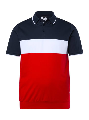 Men Plus Poloshirt in salsa