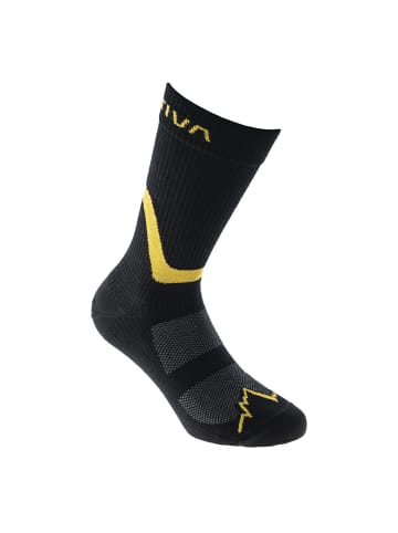 LA SPORTIVA - Hiking Socks Wandersocken in schwarz gelb