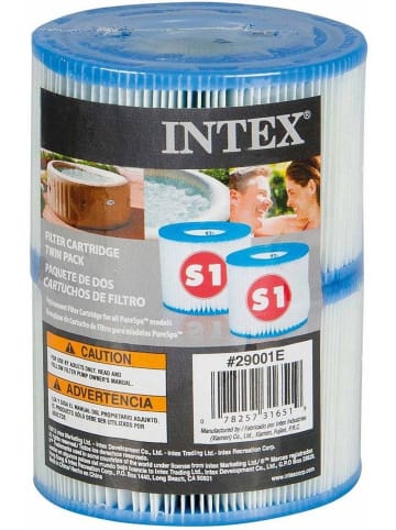 Intex [2er Pack] Filterkartusche Gr. S1 in Weiß ab 12 Jahre